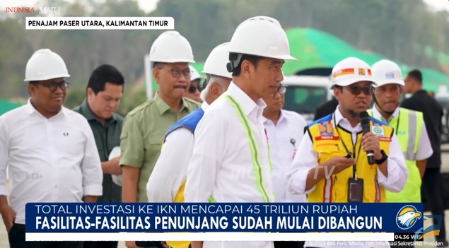 Jokowi: Investasi IKN Capai Rp45 Triliun per Desember 2023