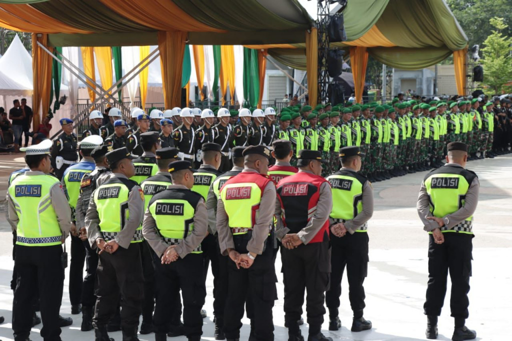 Ratusan tim gabungan yang terdiri dari TNI/Polri akan dikerahkan untuk mengamankan PKA ke-8. Dokumentasi/ Istimewa