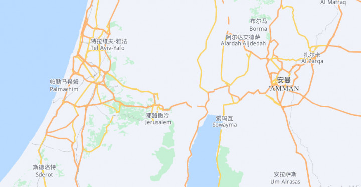 Media Tiongkok Hapus Israel dari Peta Digital