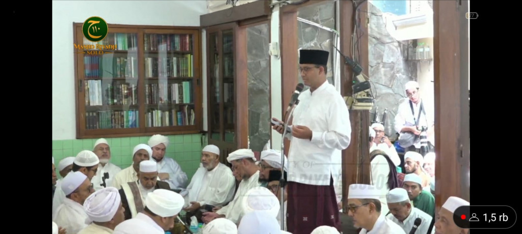 Hadiri Haul Habib Di Solo Anies Bertemu Gibran