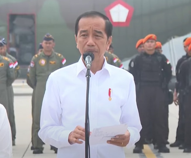 President Jokowi Releases Indonesia's Humanitarian Aid for Palestine
