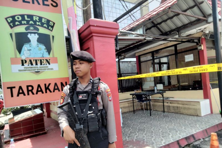 Serang Polres Tarakan Kalimantan Utara, OTK Tewas Ditembak