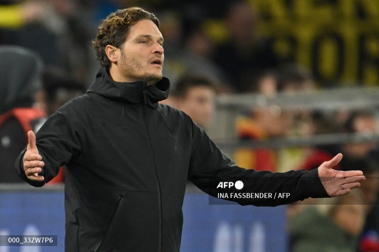 Pelatih Borussia Dortmund, Edin Terzic (AFP/Ina Fassbender)