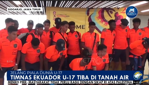 Tiba di Indonesia, Bawaan Timnas U-17 Ekuador Kelebihan Muatan
