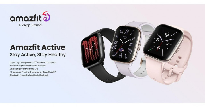 Amazfit Active Series Rilis di Indonesia, Harga Mulai dari Rp1,8 Juta