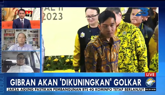 Golkar Jawab Isu Gibran Bergabung: Hanya Dia yang Berhak Tentukan