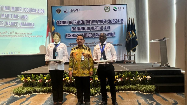 BP3IP Jakarta Beri Pelatihan 19 Instruktur Pelaut Republik Namibia