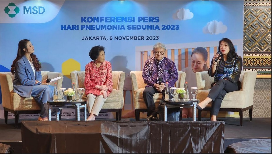 Diskusi Edukatif yang diselenggarakan PT Merck Sharp & Dohme (MSD) Indonesia untuk Memperingati Hari Pneumonia Sedunia. Dok. Ist