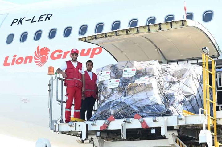 Pesawat Ketiga Bawa Bantuan RI untuk Palestina Tiba di El Arish