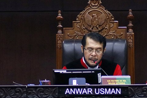 Anwar Usman Didesak Mundur dari Hakim Konstitusi agar Tak Membenani MK