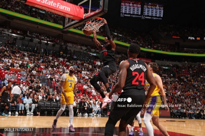 NBA: Triple Double Adebayo Bantu Heat Bekuk Lakers