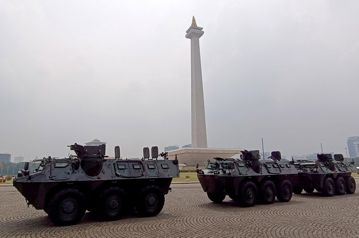 KSAD Pimpin Gelar Pasukan Pengamanan dan Deklarasi Pemilu Damai 2024