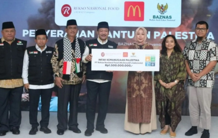 Ramai Boikot, McDonalds Indonesia Salurkan Bantuan Rp1,5 Miliar untuk  Palestina