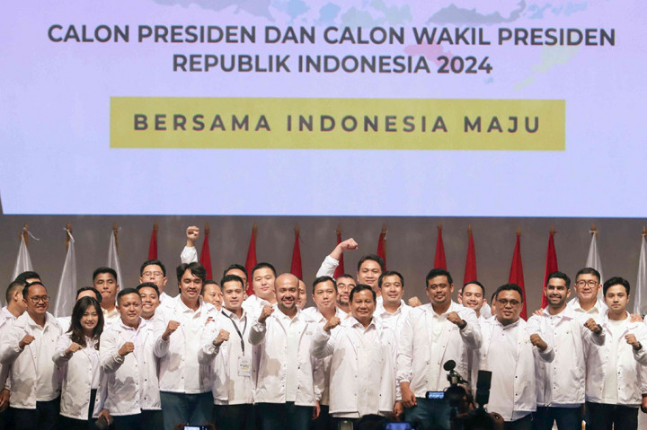 Relawan Barisan Pengusaha Pejuang Deklarasi Dukung Prabowo-Gibran