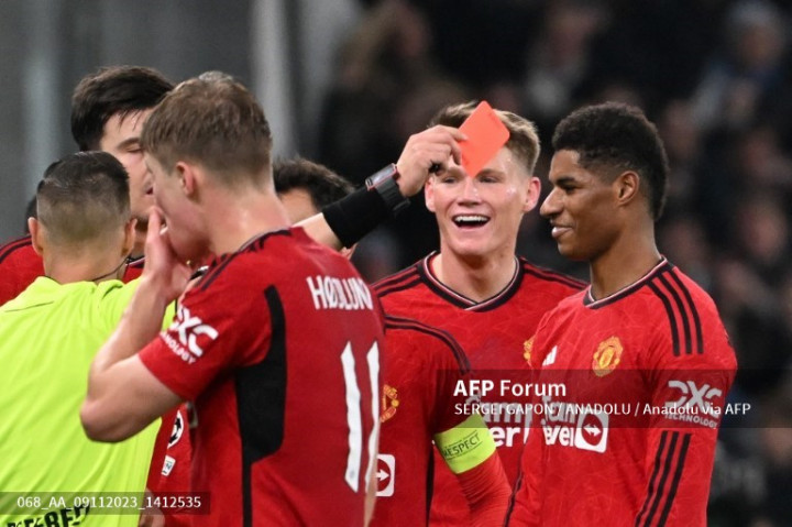 Drama Tujuh Gol Mewarnai Kekalahan MU dari Copenhagen, Rashford Kartu Merah!