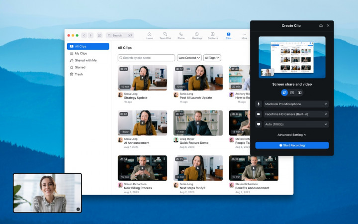 Kurangi Asinkronisasi Waktu, Zoom Rilis Clips