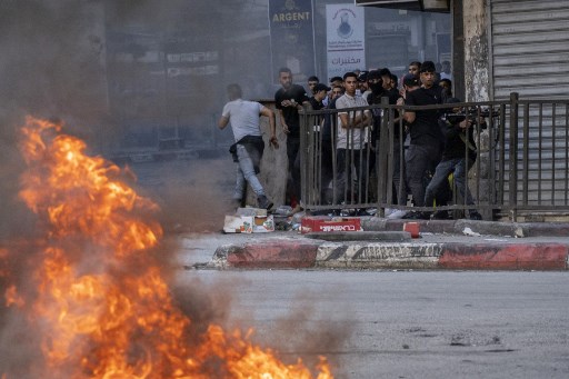 Tepi Barat, Palestina dihadapkan pada serangan dari pasukan Israel. Foto: AFP