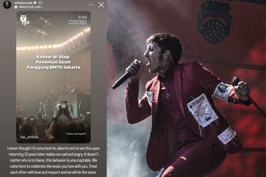 Vokalis Saosin Marah Lihat Penonton Ricuh di Konser Bring Me The Horizon Jakarta