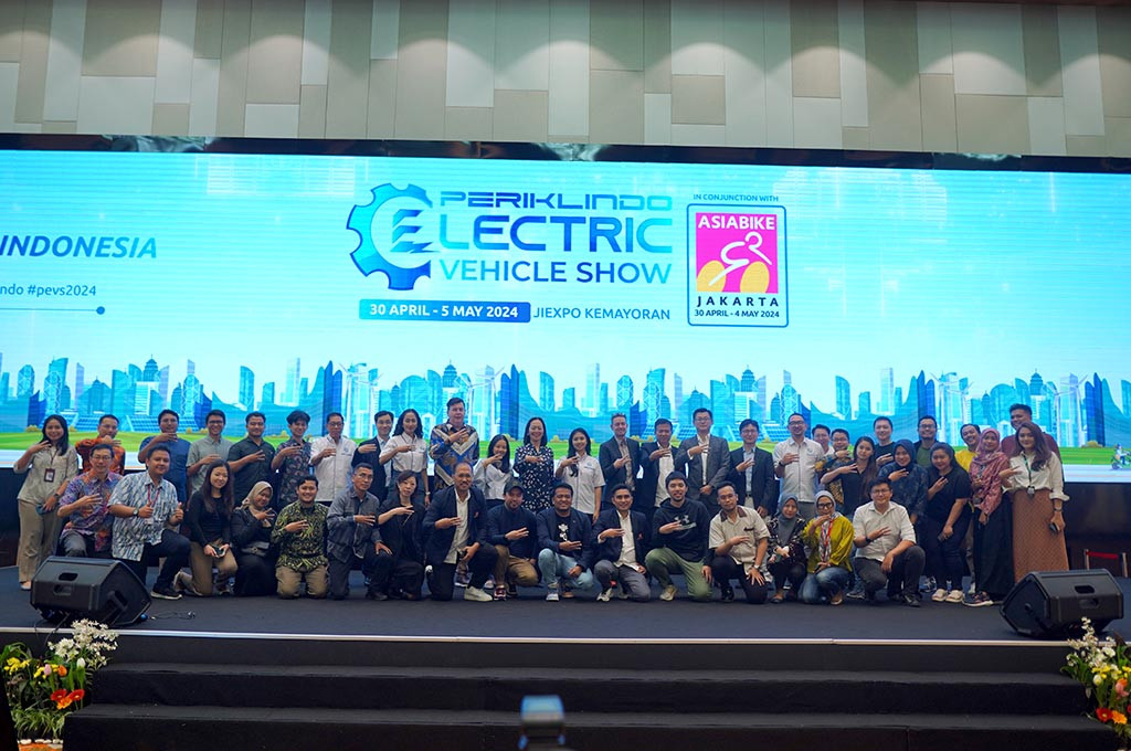 Foto bersama saat grand launching PEVS 2023. Dyandra Promosindo