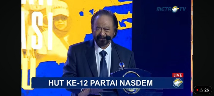 Ditanya Kader Alasan Pilih Anies Jadi Capres, Ini Jawaban Surya Paloh