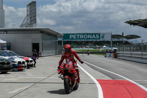 Francesco Bagnaia. (MOHD RASFAN / AFP)