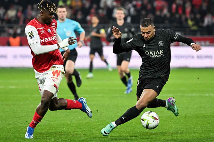 Mbappe Ukir Trigol saat PSG Tundukkan Reims 3-0