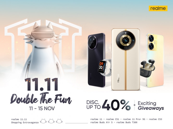 Berlaku hingga 15 November, Ini Daftar Promo realme di Momen 11.11
