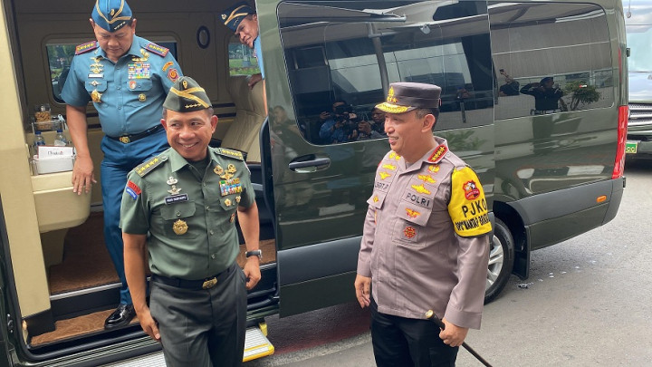 Jalani Uji Kelayakan, Agus Subiyanto Dikawal Panglima TNI dan Kapolri