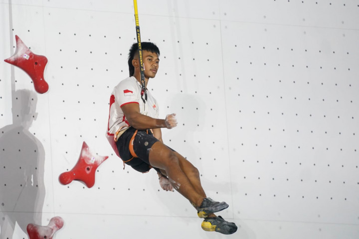 Juara Speed IFSC Asian Qualifier 2023, Rahmad Bangga ke Olimpiade