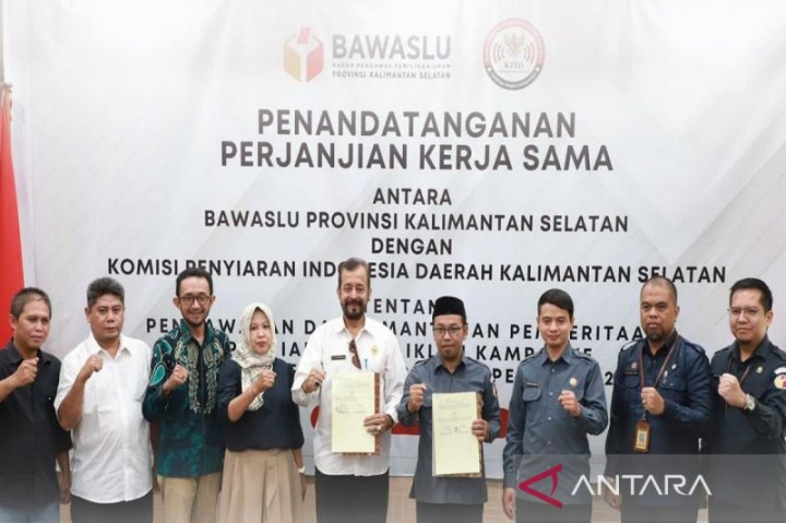 Bawaslu Kalsel dan KPID Sinergi Awasi Iklan Kampanye