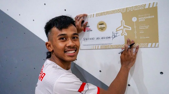 Top! Mahasiswa UM Surabaya Lolos Olimpiade Paris 2024 di Cabor Panjat Tebing