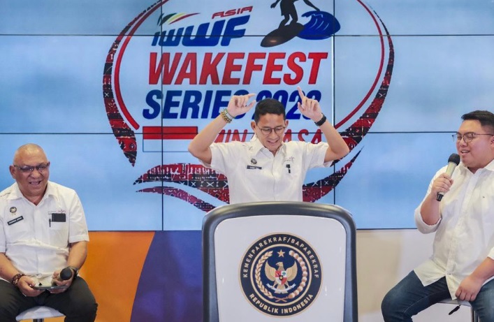 Menparekraf Sandiaga dalam acara 'The Weekly Brief with Sandi Uno. Dok. Kemenparekraf