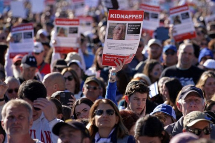 Ratusan Ribu Orang Berunjuk Rasa Dukung Israel di Washington DC
