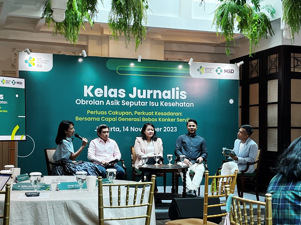 Kelas Jurnalis mengusung tema 'Perluas Cakupan, Perkuat Kesadaran: Bersama Capai Generasi Bebas Kanker Serviks'. Dok. A. FIrdaus/Medcom