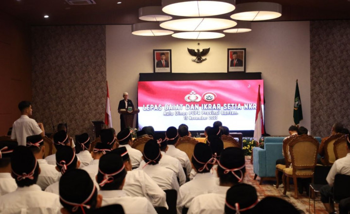 Ratusan Mantan Teroris Asal Banten Berikrar Setia NKRI