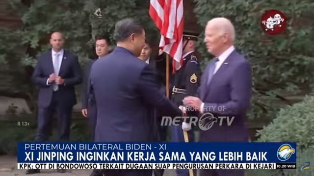 Joe Biden-Xi Jinping Bahas Kerja Sama Keberlanjutan saat KTT APEC