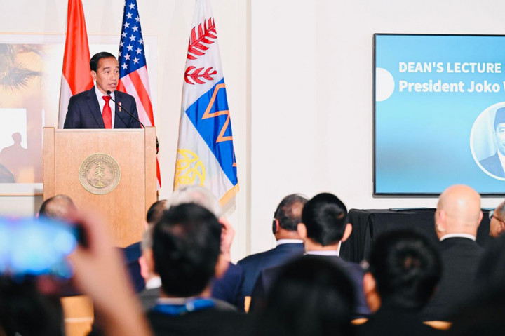 Beri Kuliah Umum di Standford University, Jokowi Bahas Upaya Wujudkan Transisi Energi