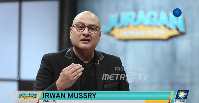 Irwan Mussry mengatakan bahwa potensi perkembangan UMKM terbuka lebar. (Foto: Dok. Metro TV/Program Juragan Jaman Now)