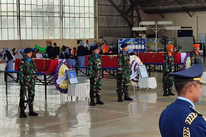 4 Jenazah Korban Super Tucano Disemayamkan di Lanud Abul Rahman Saleh