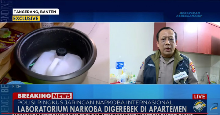 Pabrik Sabu di Apartemen BCT Tangerang Dioperasikan 2 WNA Asal Tiongkok