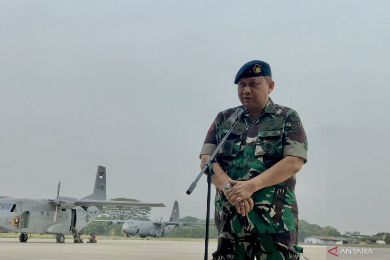 Kepala Dinas Penerangan TNI Angkatan Udara Marsekal Pertama TNI R. Agung Sasongkojati. (Branda Antara)