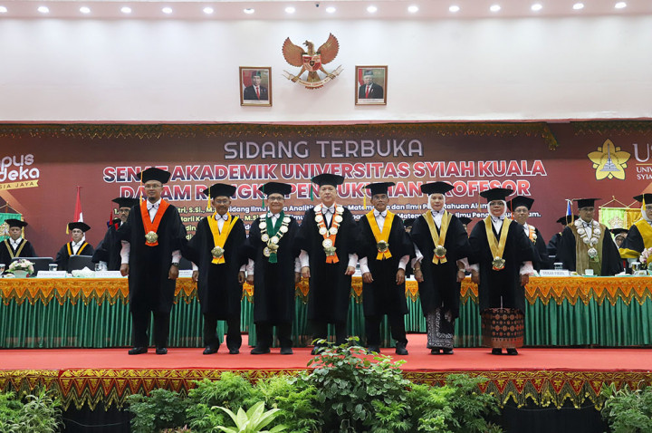 USK Kukuhkan Lima Pakarnya Jadi Guru Besar