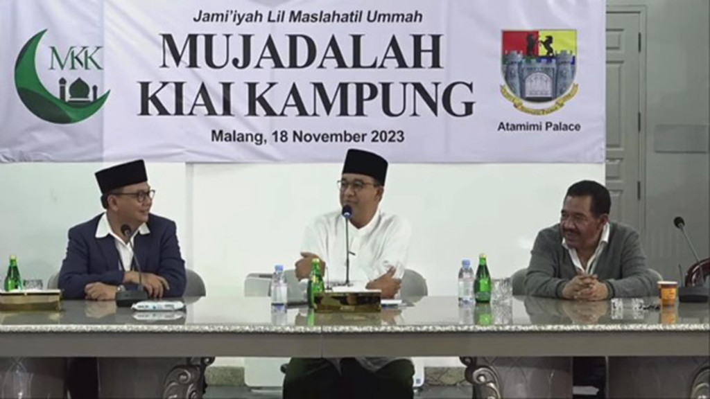Anies Hadiri Mujadalah Kiai Kampung di Malang