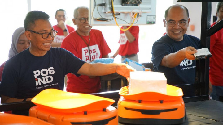POS IND Manfaatkan Teknologi, Resmikan Penggunakan Mesin Sortir Robotik dan RFID