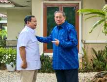 Ketua Majelis Tinggi Partai Demokrat Susilo Bambang Yudhoyono (SBY) bersama capres nomor urut 2 Prabowo Subianto/Istimewa