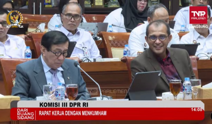 Nyaris Diusir dari DPR karena jadi Tersangka KPK, Begini Ekspresi Wamenkumham