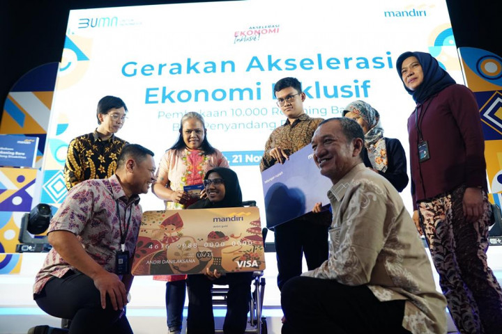Tingkatkan Inklusivitas, Bank Mandiri Buka 10 Ribu Rekening Tabungan bagi Penyandang Disabilitas
