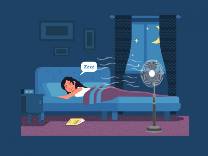 Bahaya Penggunaan Kipas Angin Saat Tidur