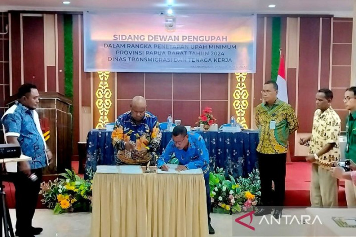 UMP Papua Barat 2024 Ditetapkan Rp3,39 Juta