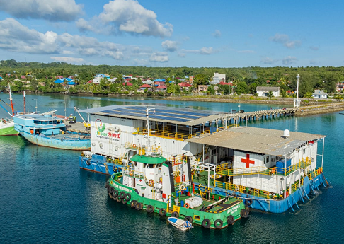 Rumah Sakit Apung di Sorong, Papua Barat. (Foto: Dok. Istimewa)